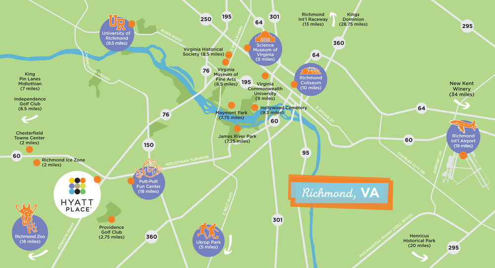 HYATT PLACE RICHMOND/ARBORETUM in Richmond, Va